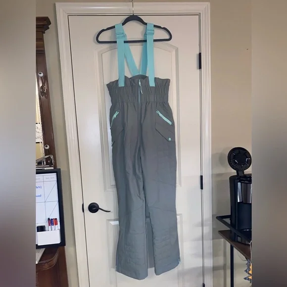 Free People Movement All Prepped Ski Bib - Greyed Olive - Picture 4 of 13